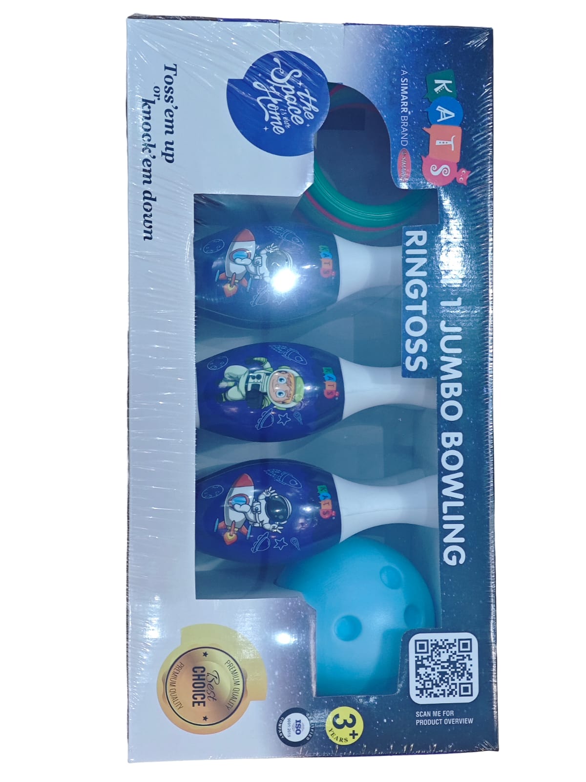 2 IN 1 JUMBO BOWLING RINGTOSS KATS