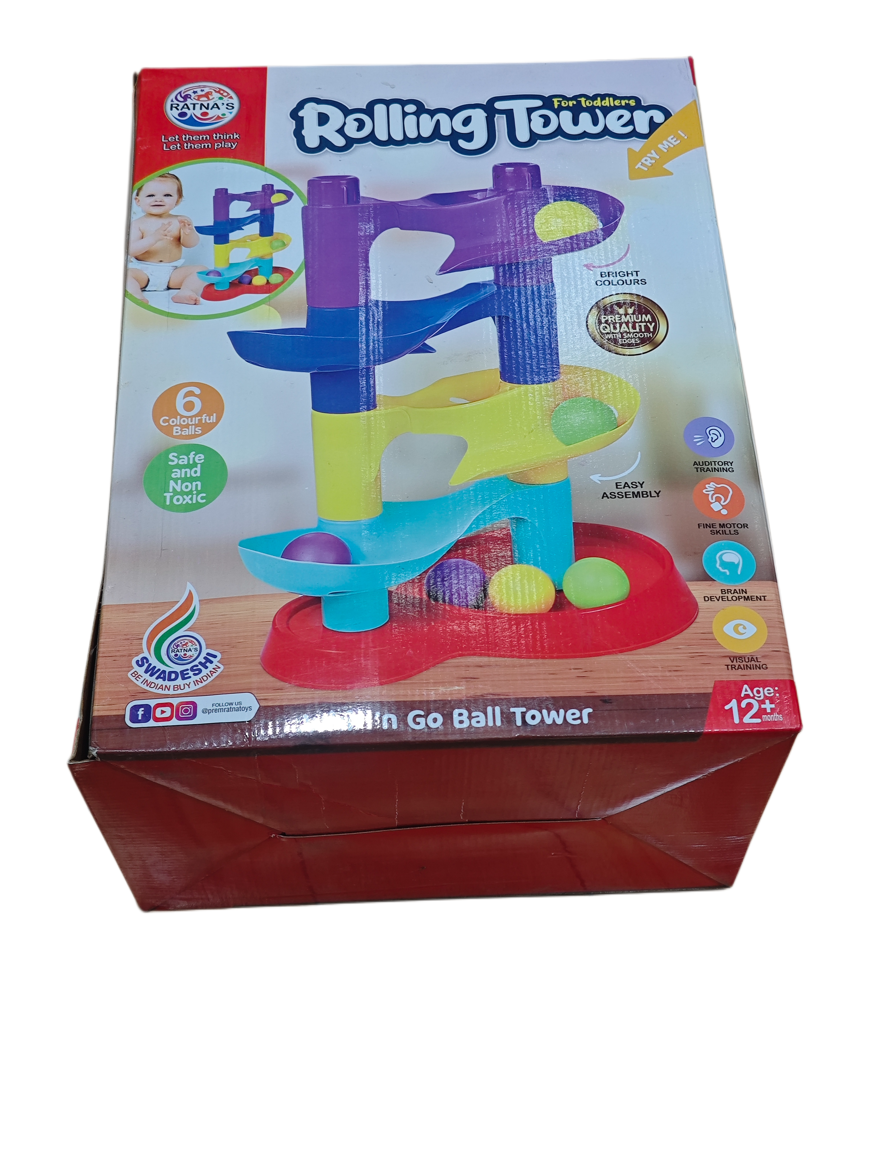 Rolling Tower Ball Game