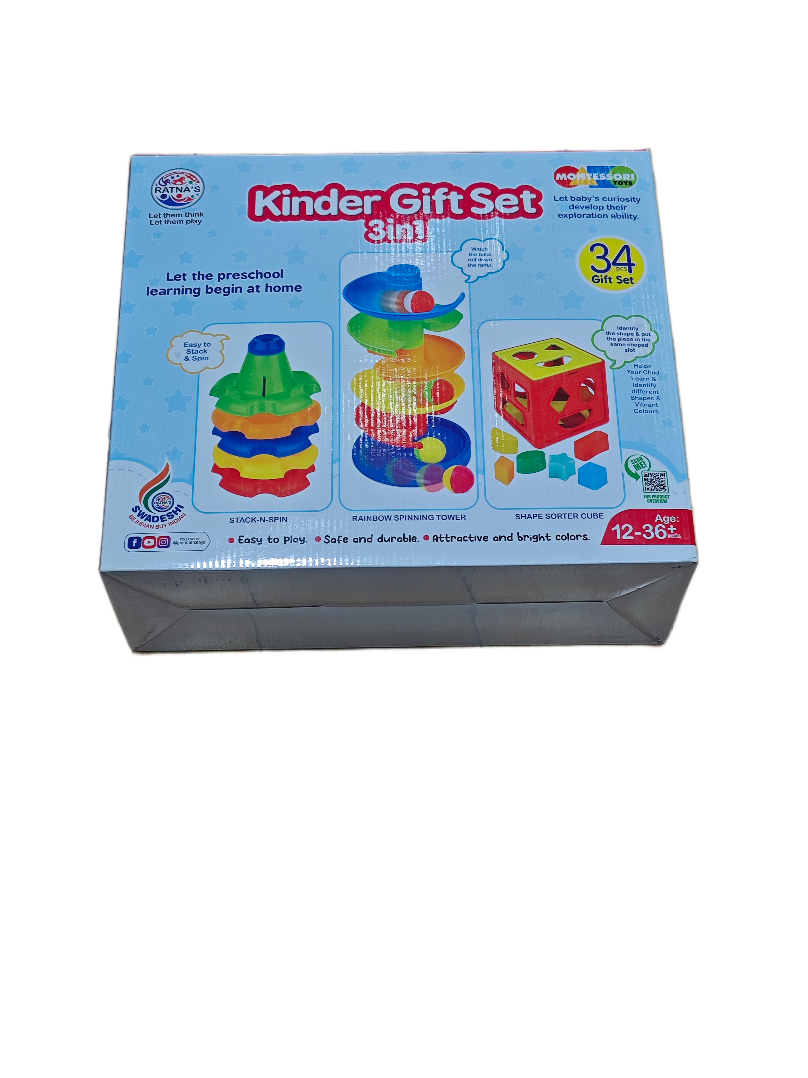 Kinder Gift Set 3 in 1 | APJ Toys Gurgaon 