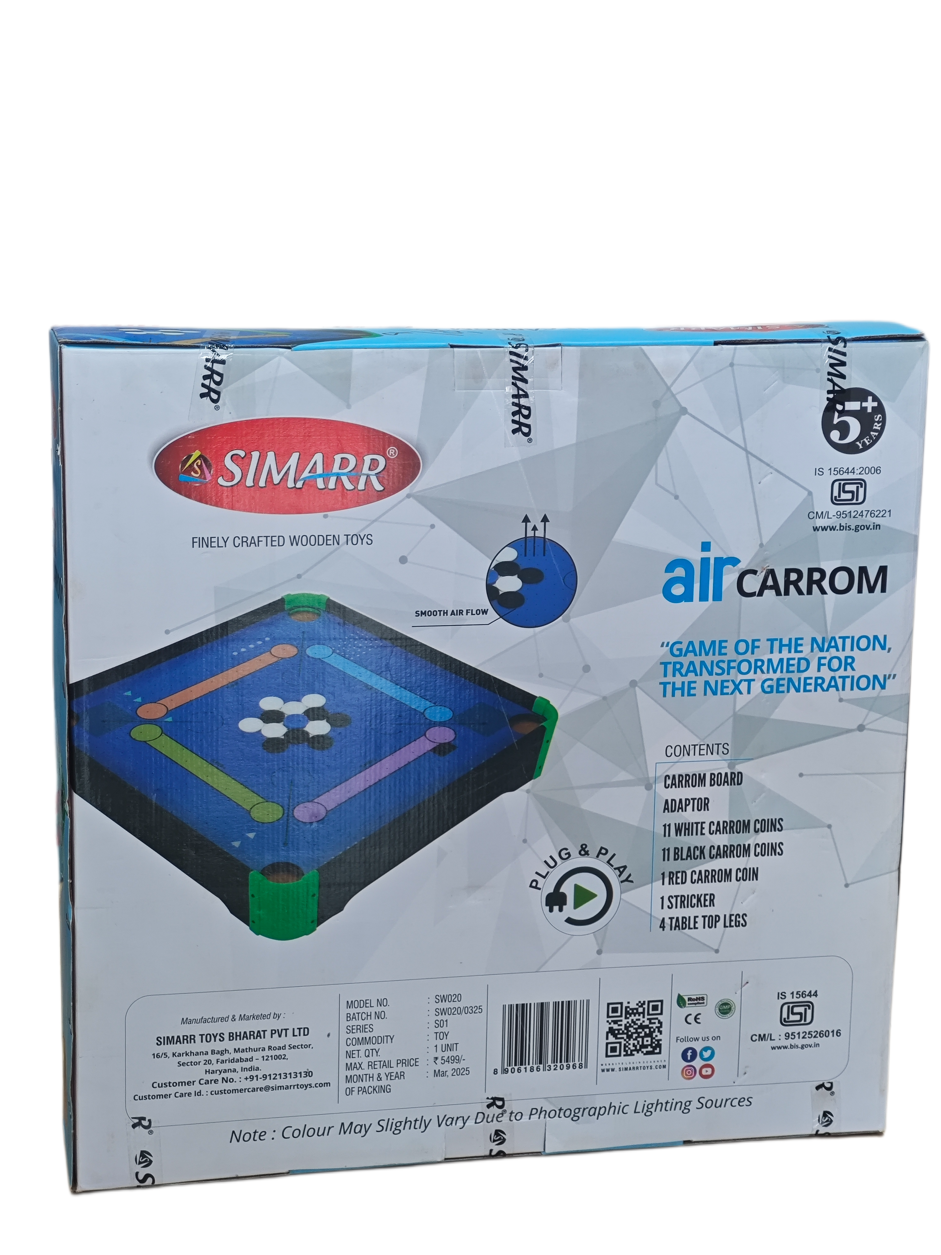 Simarr Air Carrom Board Game