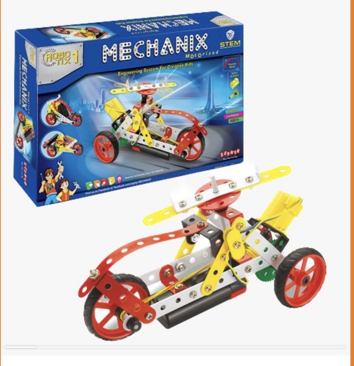 MECHANIX Motorized Engineering Science Kit Robotic 1