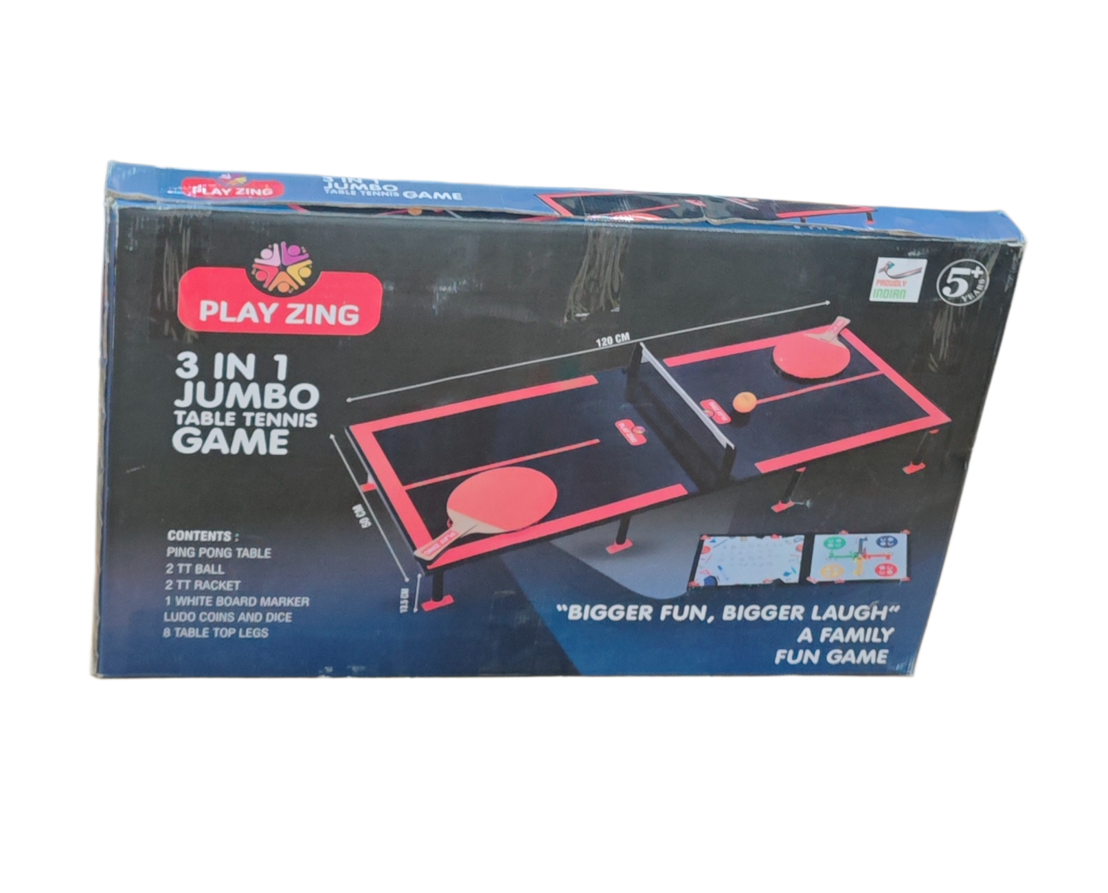 Play Zing 3 in 1 Jumbo Table Tennis Game