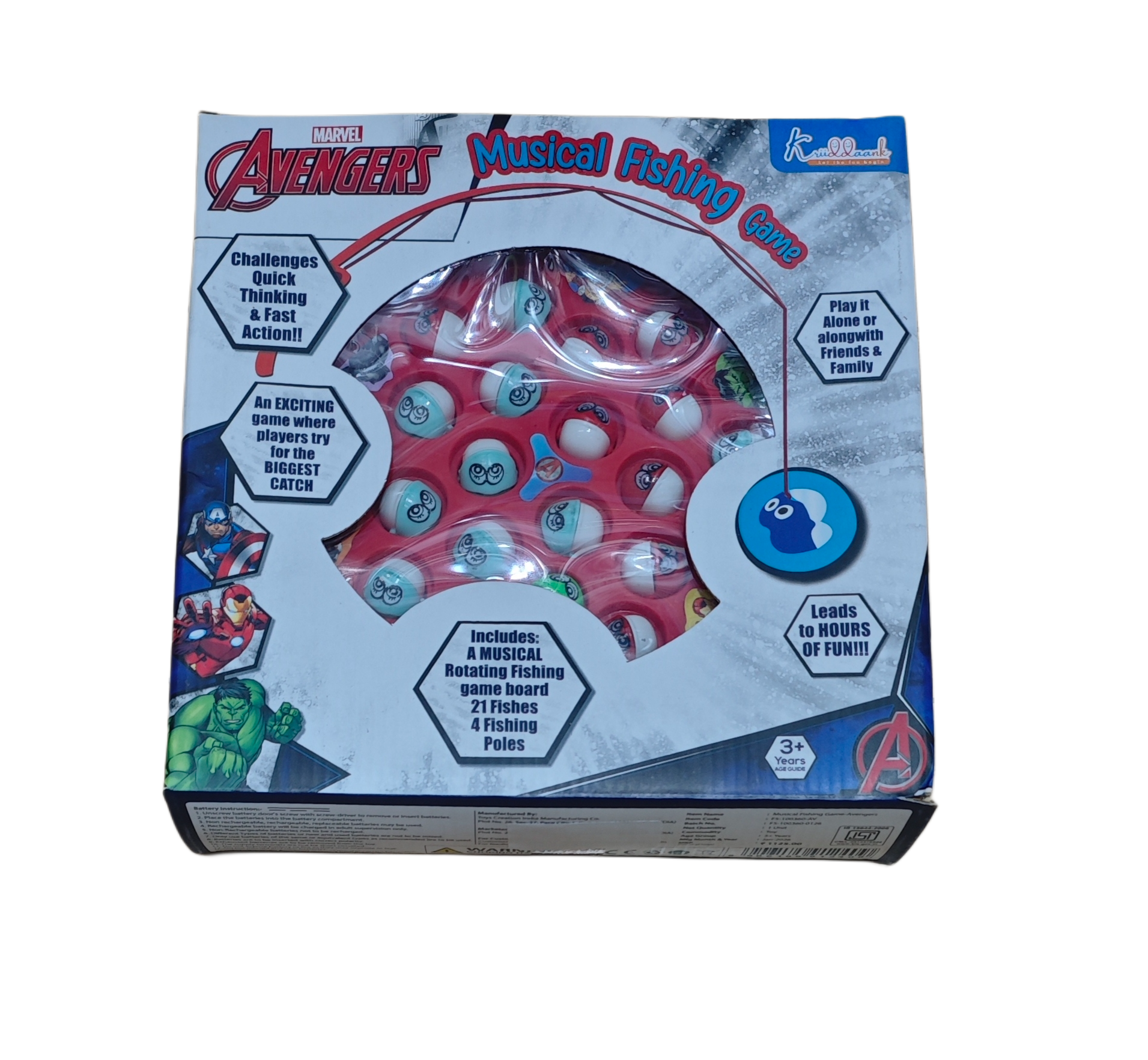 Kriiddank Musical Fishing Game