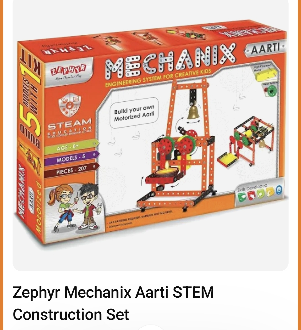 Zephyr Mechanix Aarti STEM Construction Set