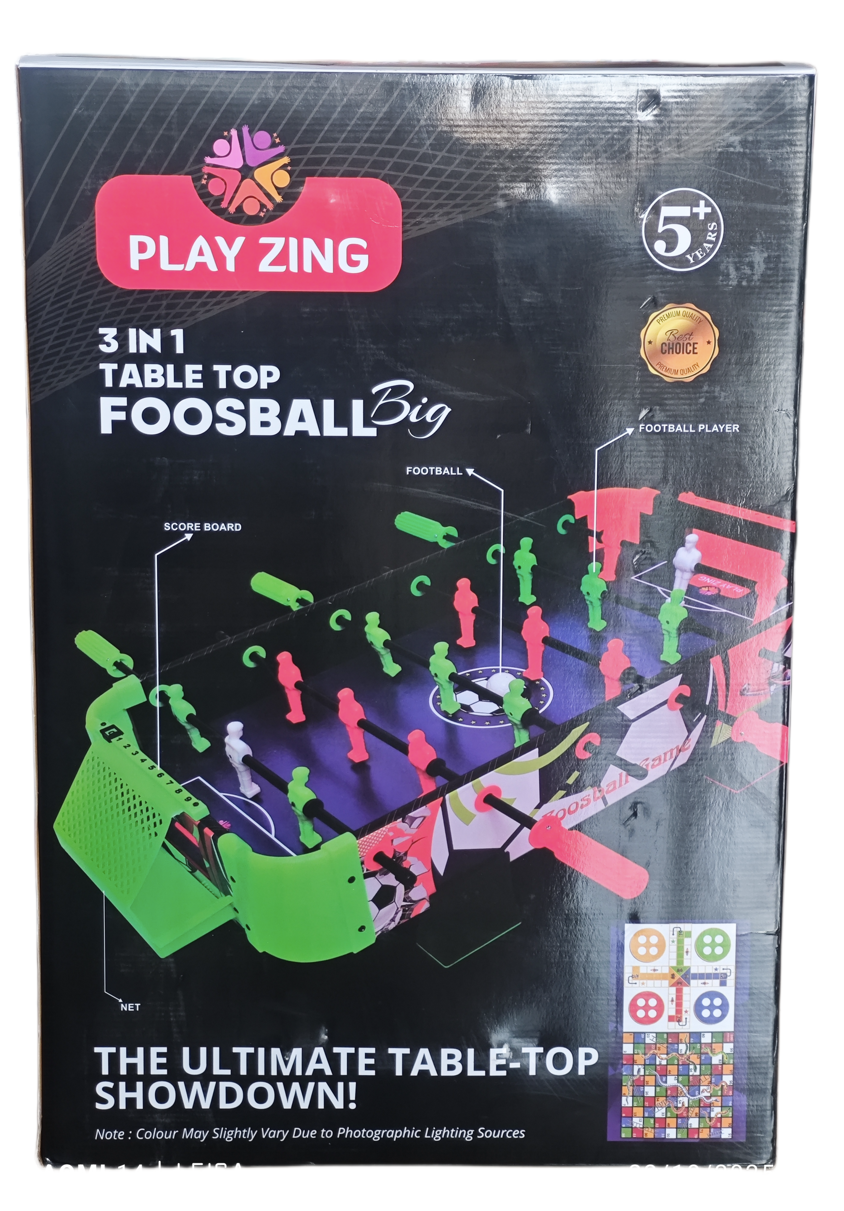 Play Zing 3 in 1 Table Top Foosball