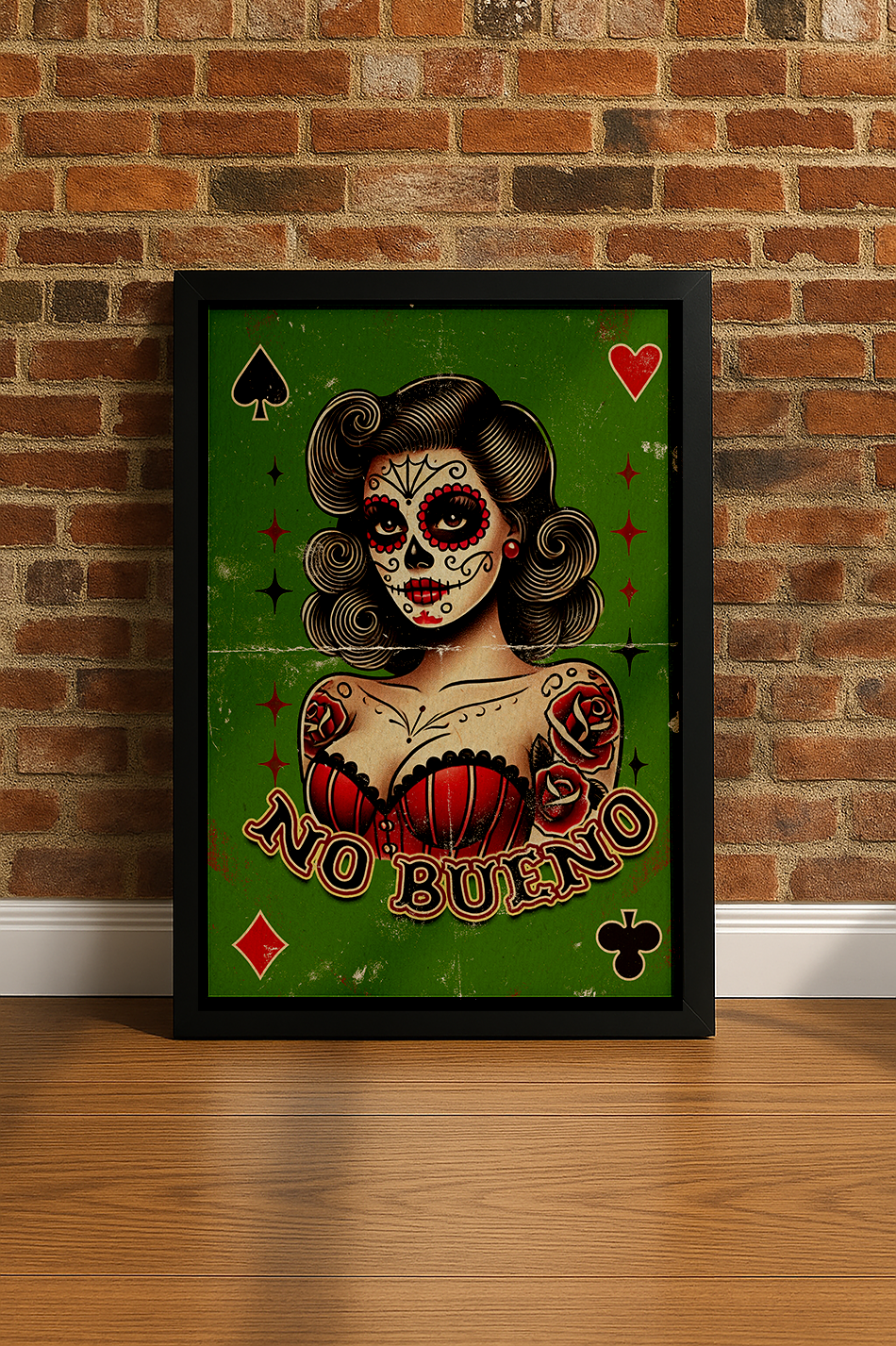 Retro tattoo style poster