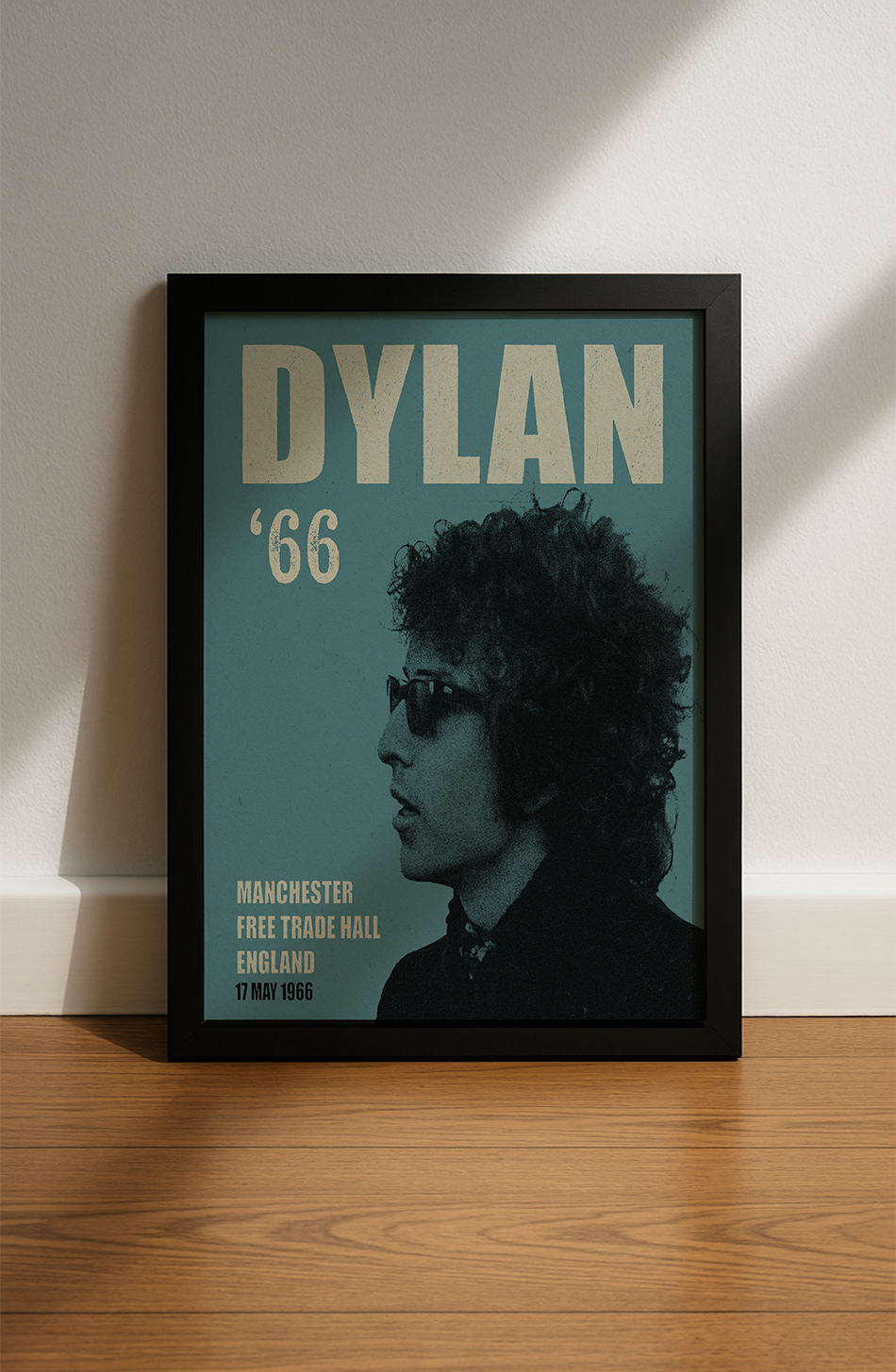 Bob Dylan '66 tour poster