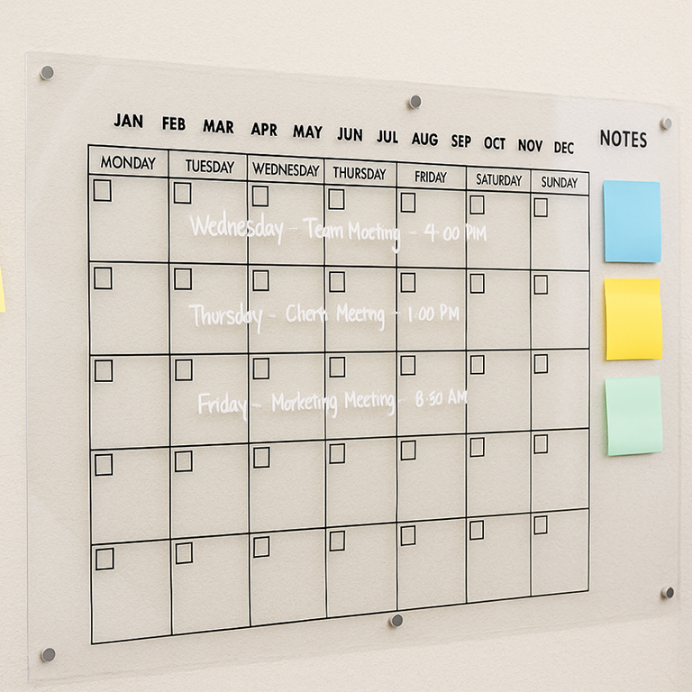 Acrylic Writing Board