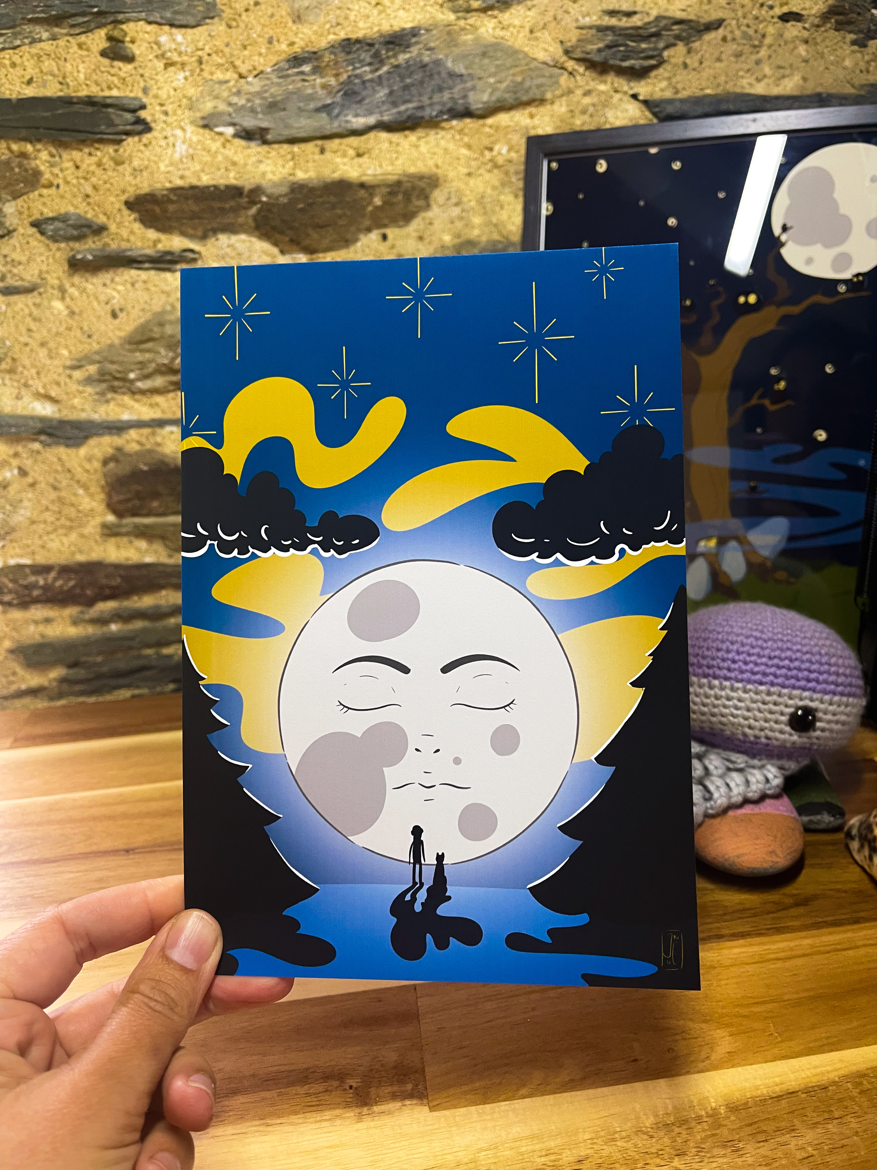 Illustration Full Moon