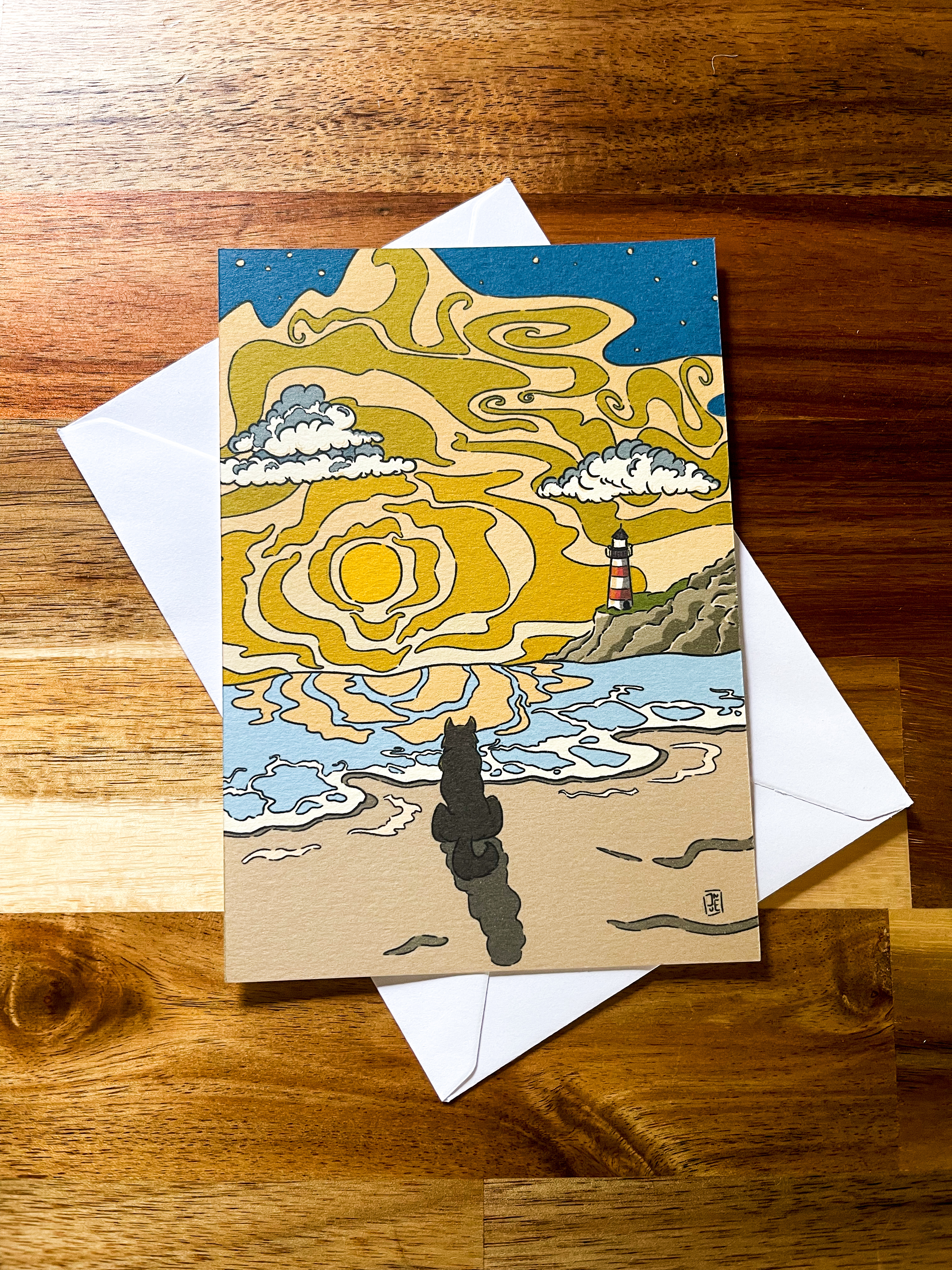 Carte Postale Illustrée