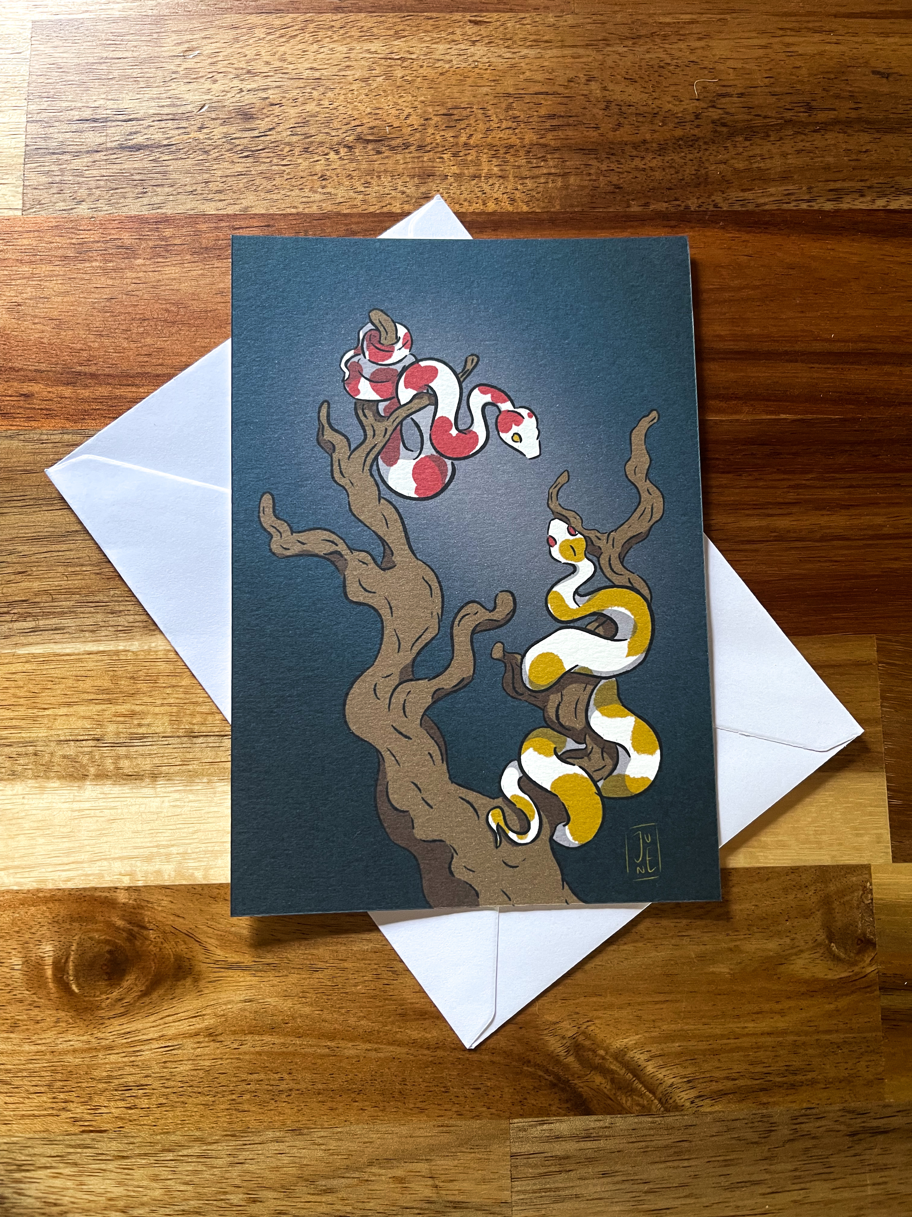 Carte postale Snakes