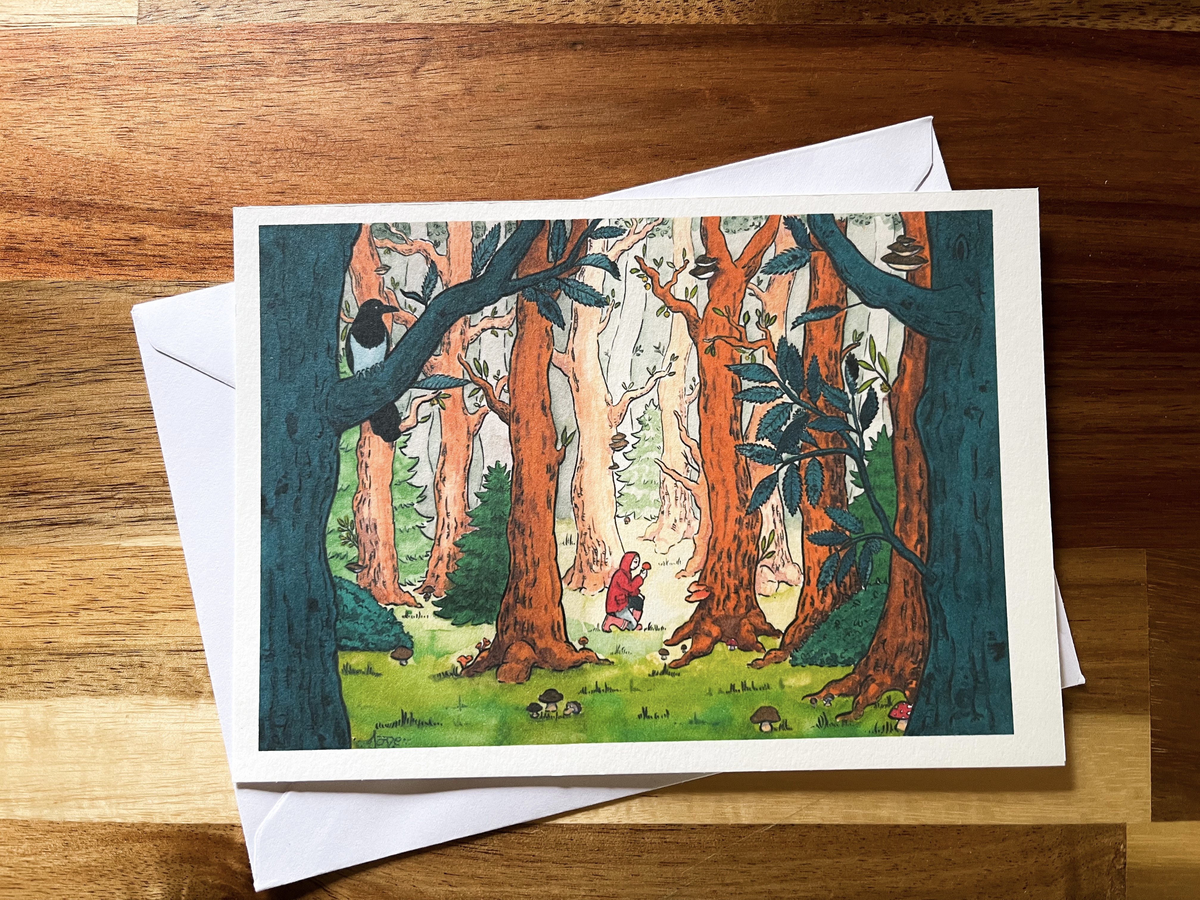 Carte Postale Forêt 