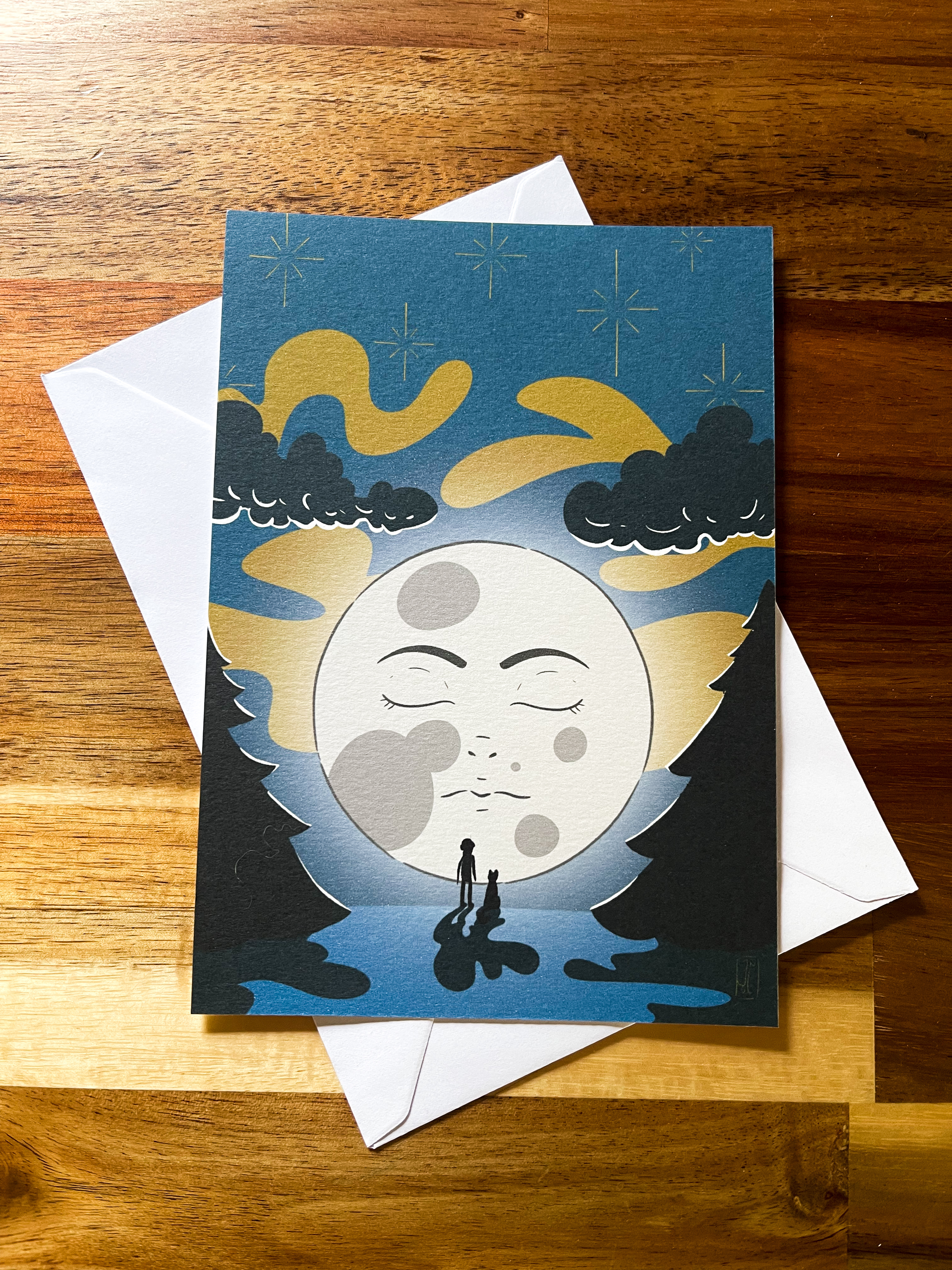 Carte postale Full moon