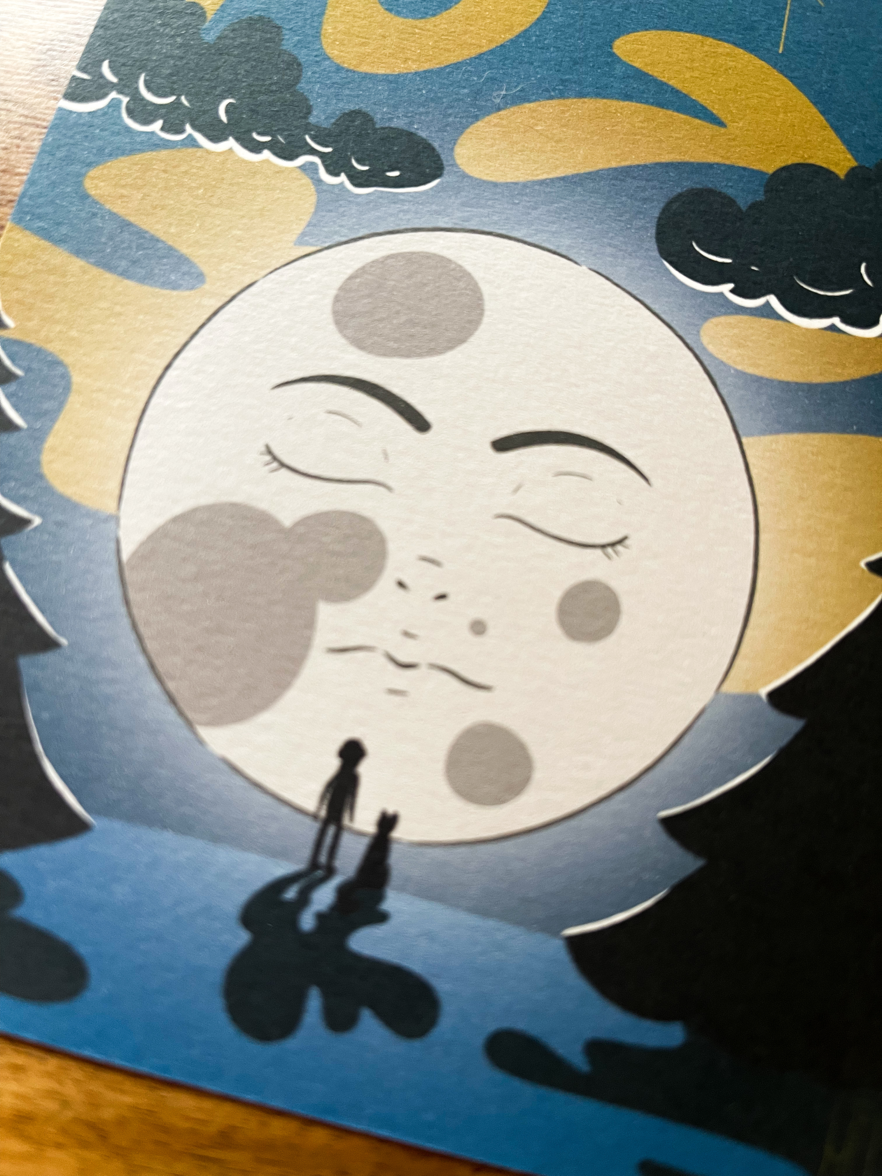 Carte postale Full moon