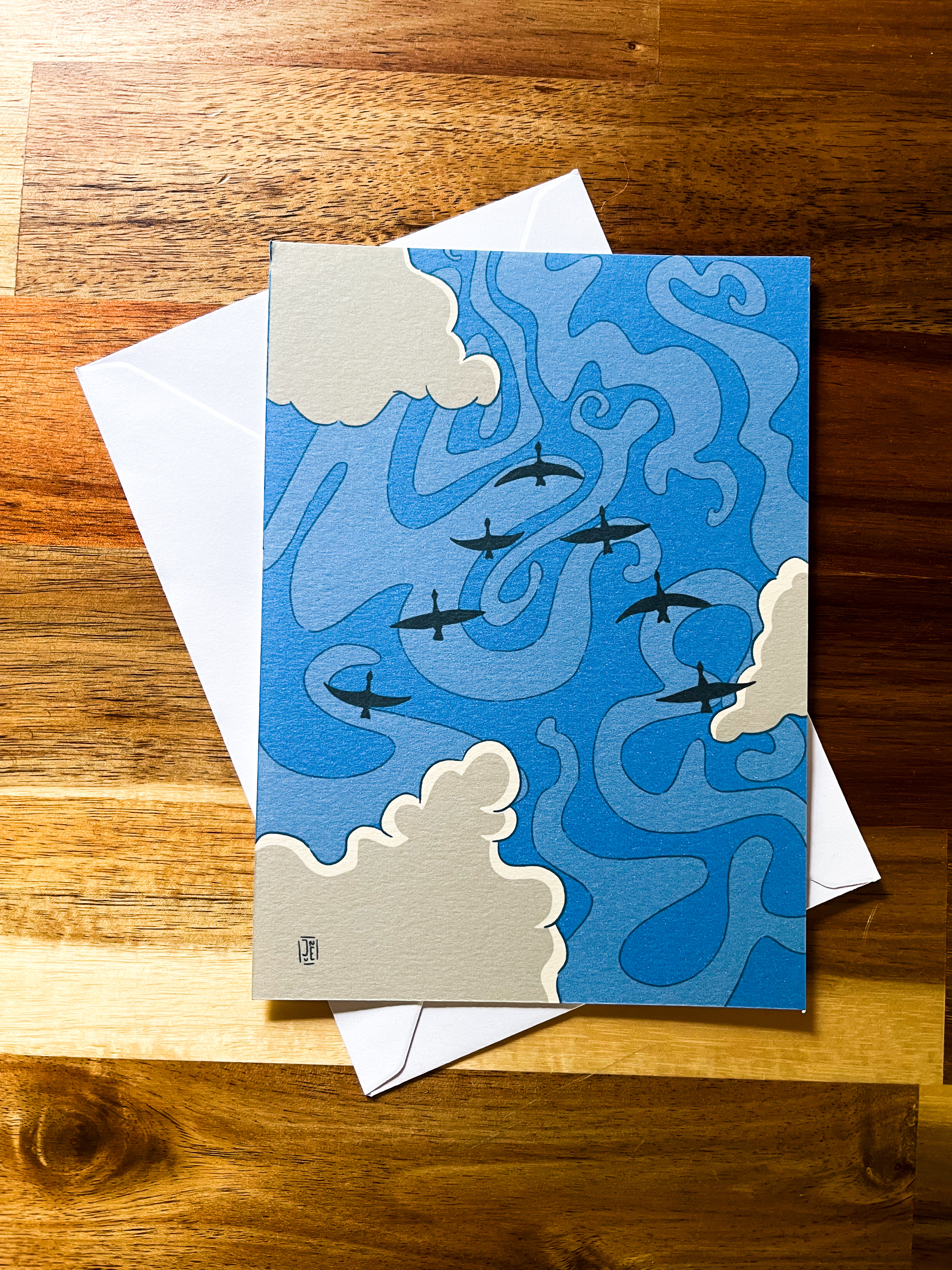 Carte postale Migration