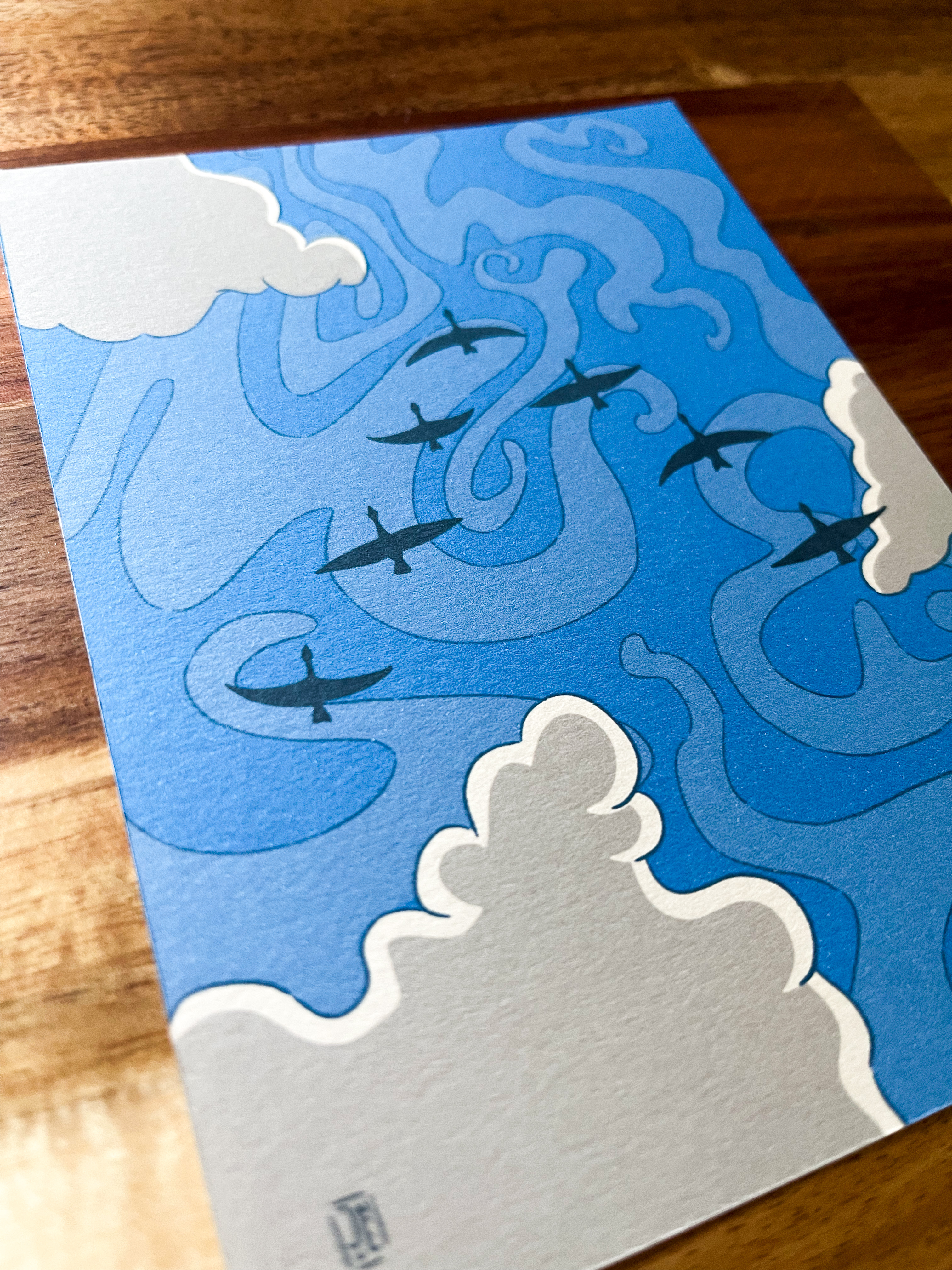 Carte postale Migration