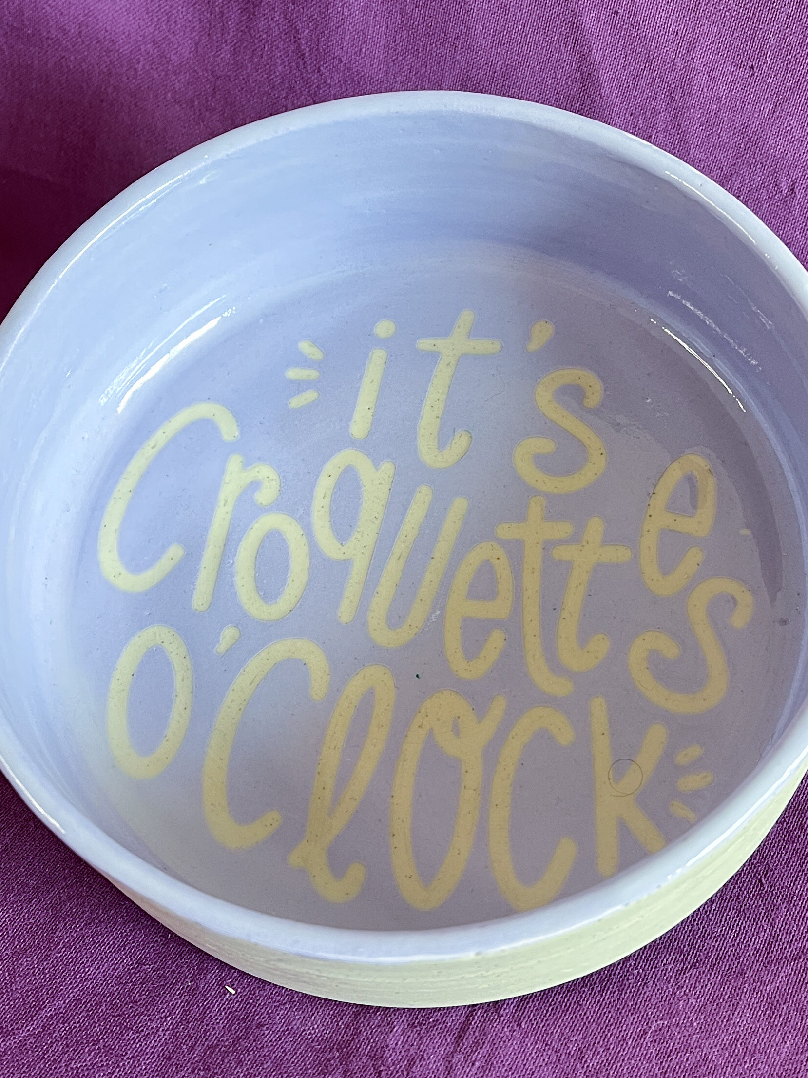 Gamelle "It's croquettes o'clock"