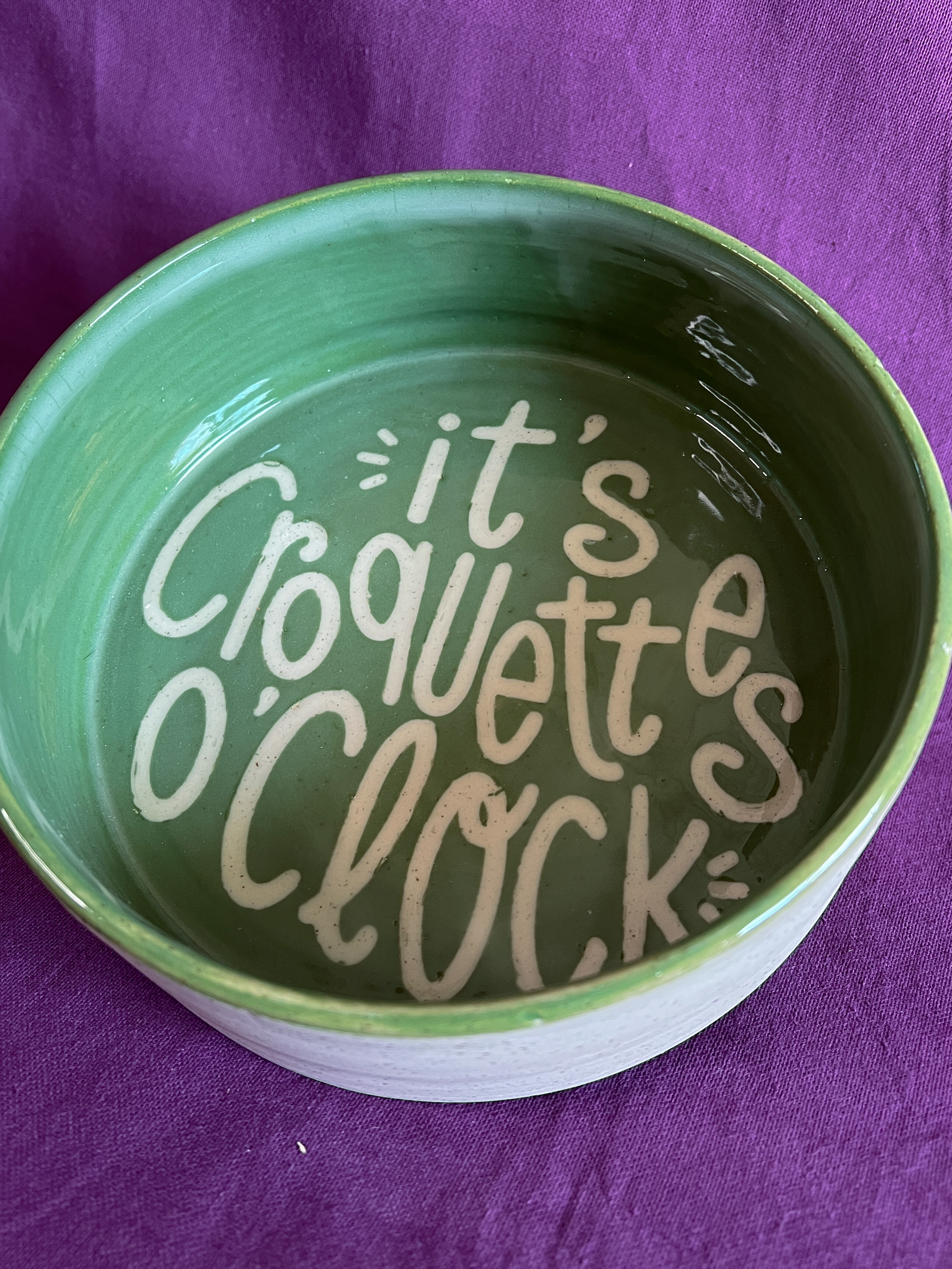 Gamelle "It's croquettes o'clock"