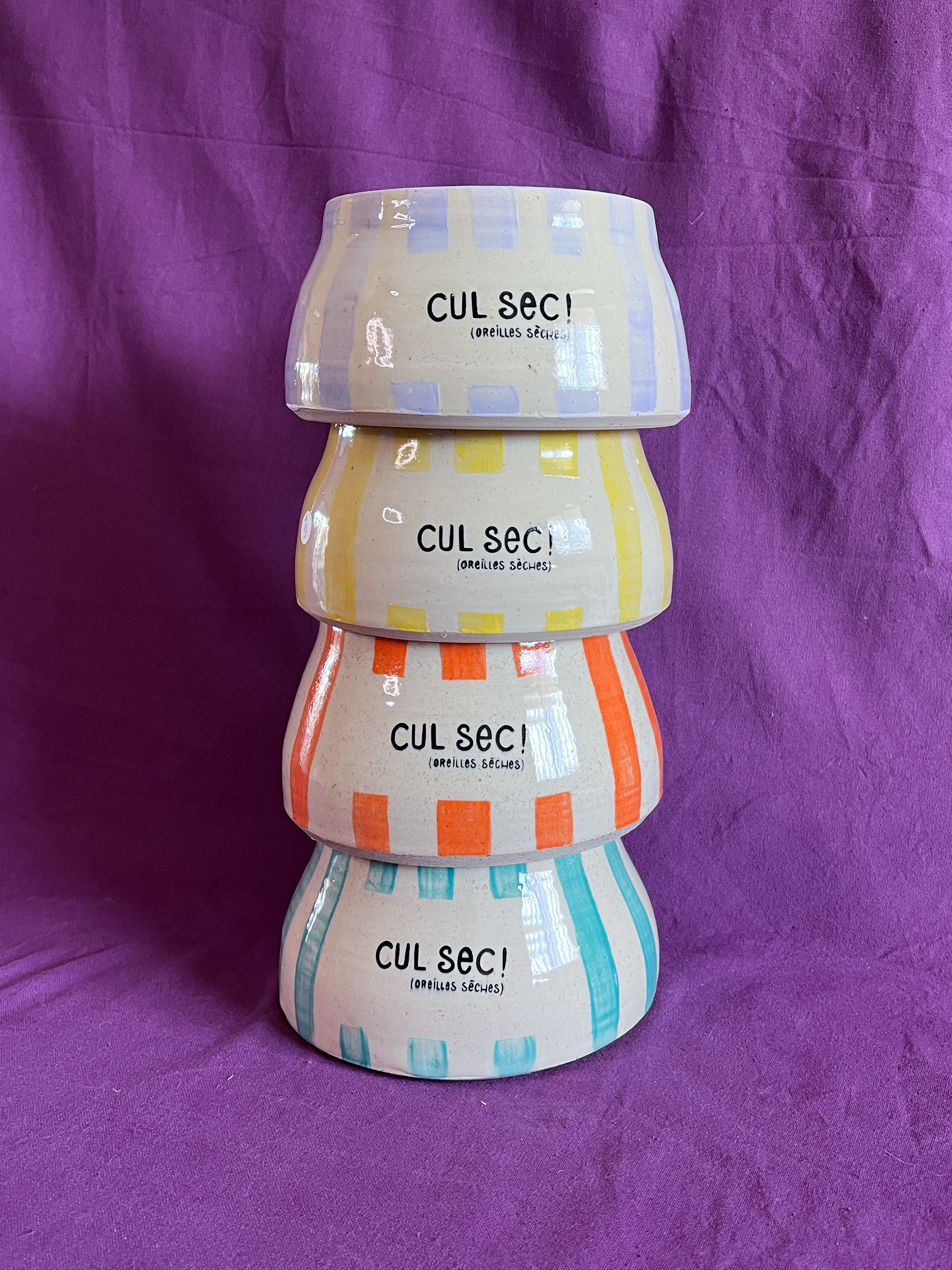 Gamelle "Cul sec (oreilles sèches)"