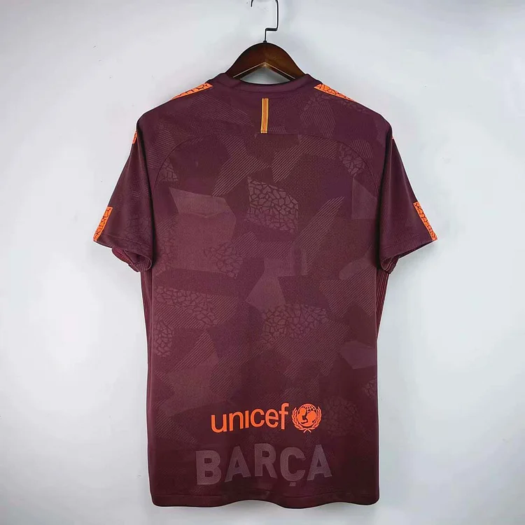 Camiseta de fútbol retro de visitante del Barcelona 2017/2018