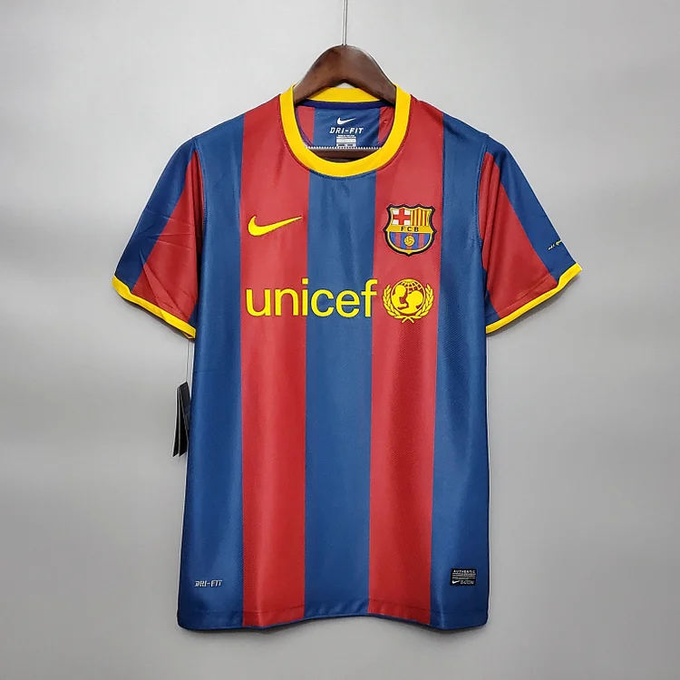 Camiseta de fútbol retro local del Barcelona 2010/2011