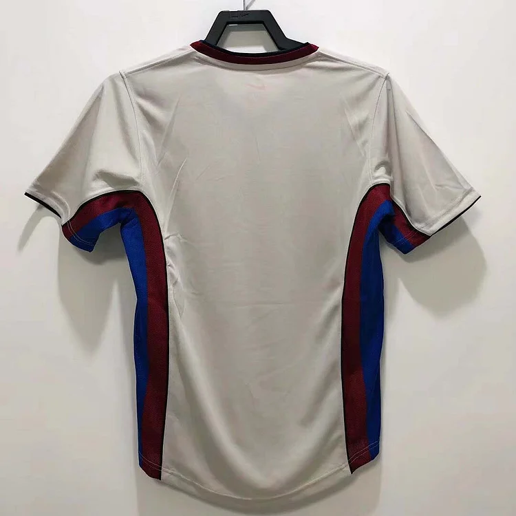 Camiseta de fútbol retro visitante del Barcelona 1998/1999