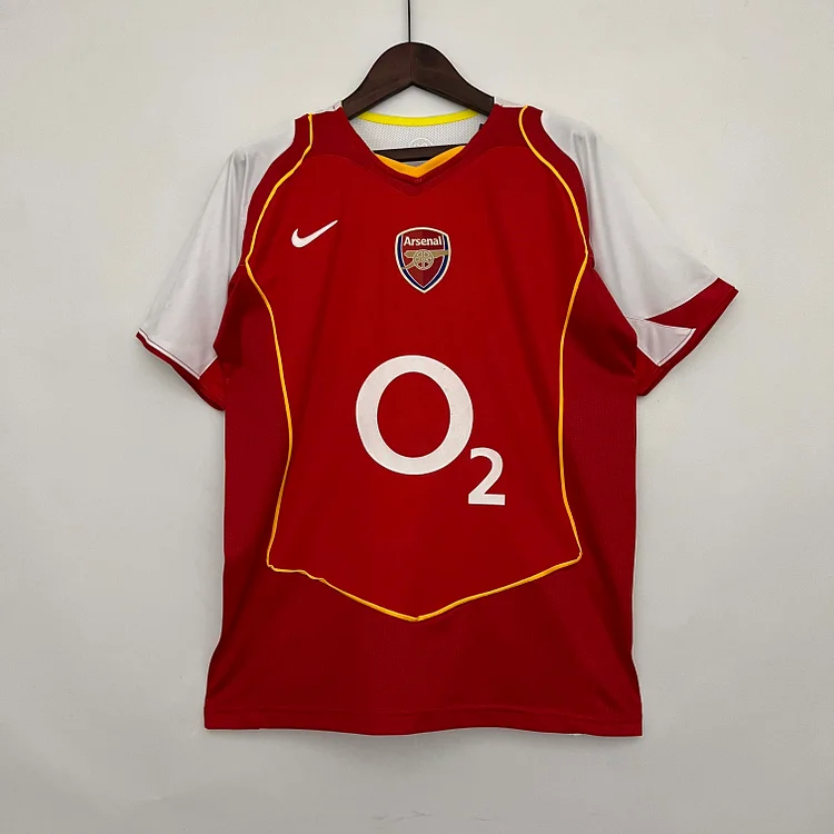 Camiseta de fútbol retro local del Arsenal 2004/2005