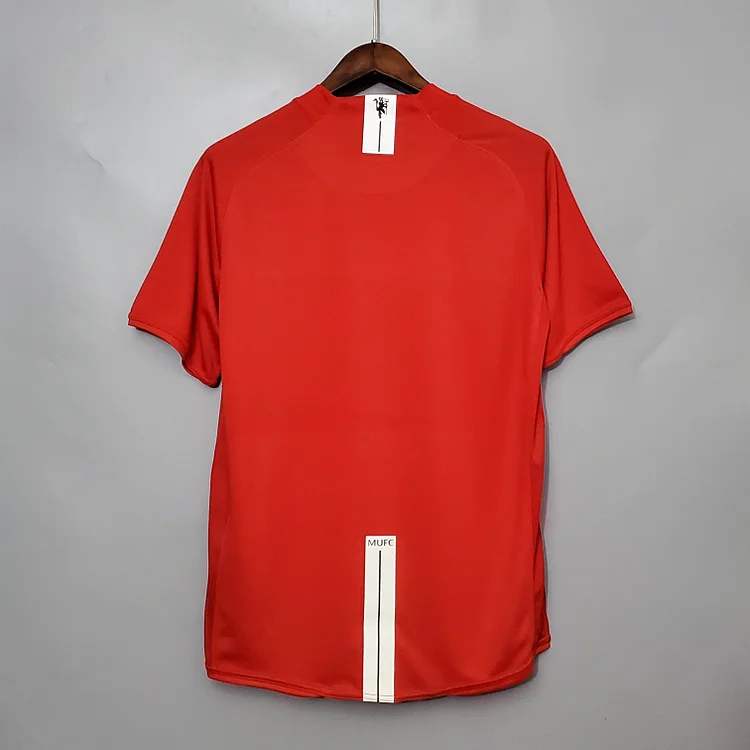 Camiseta de fútbol retro de la Liga de Campeones del Manchester United 2007/2008