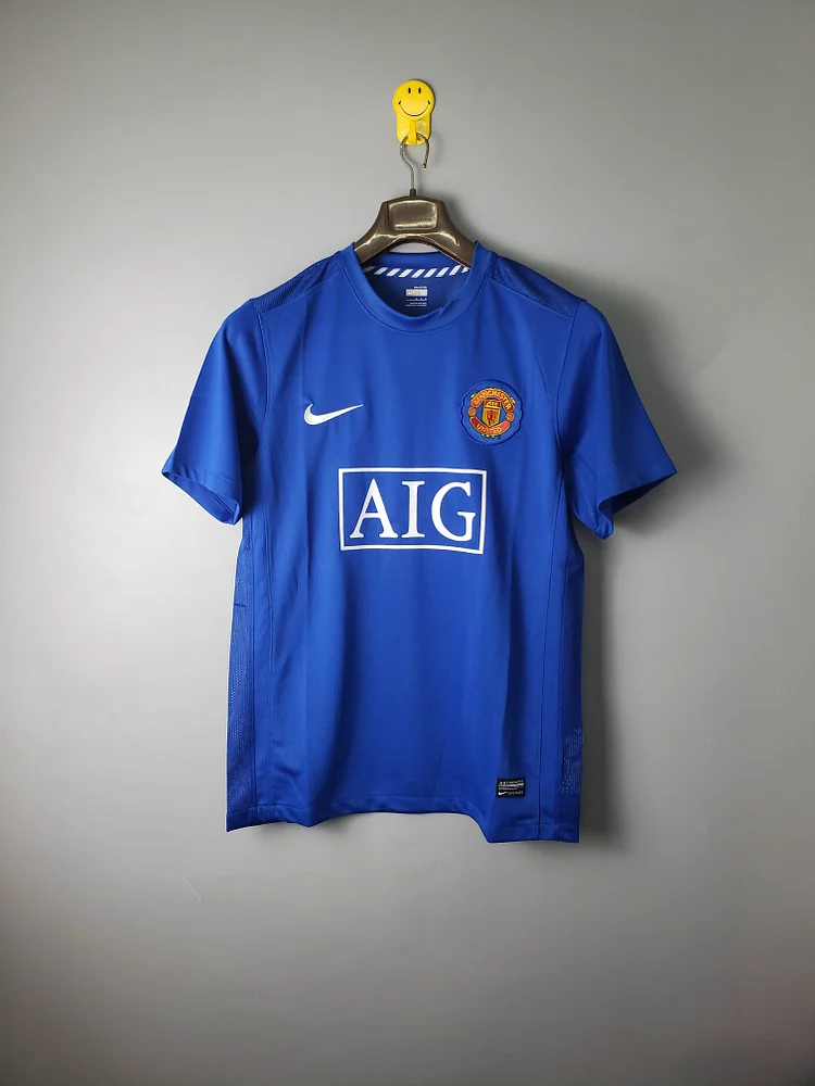 Camiseta de fútbol retro del Manchester United visitante 2007/2008