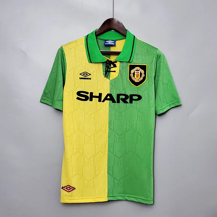 Camiseta de fútbol retro de visitante del Manchester United 1992/1994