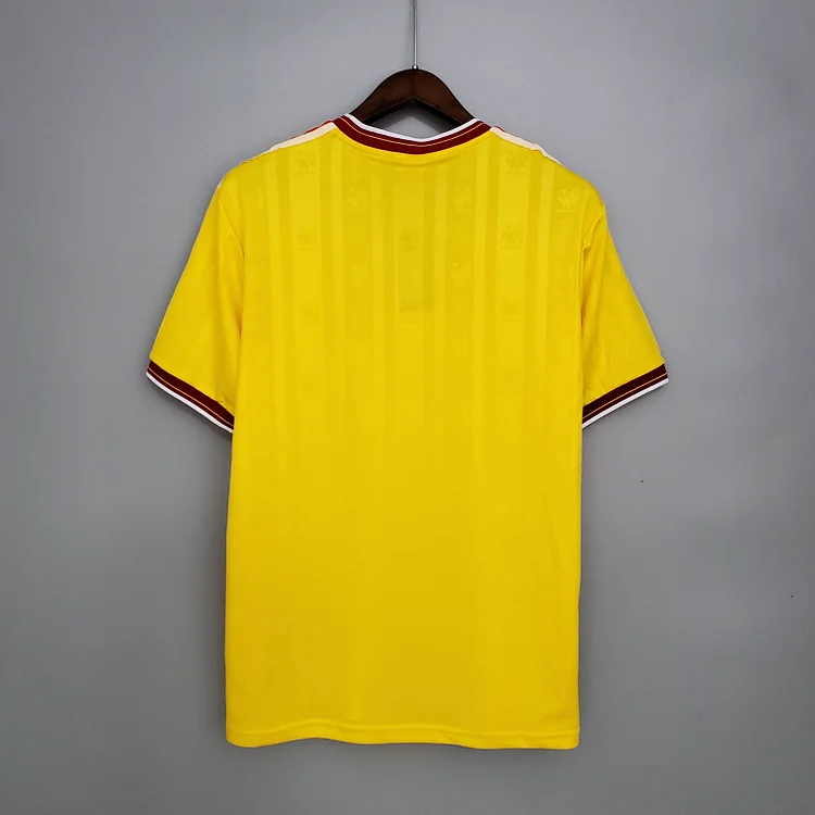 Camiseta de fútbol retro de visitante del Liverpool 1985/1986