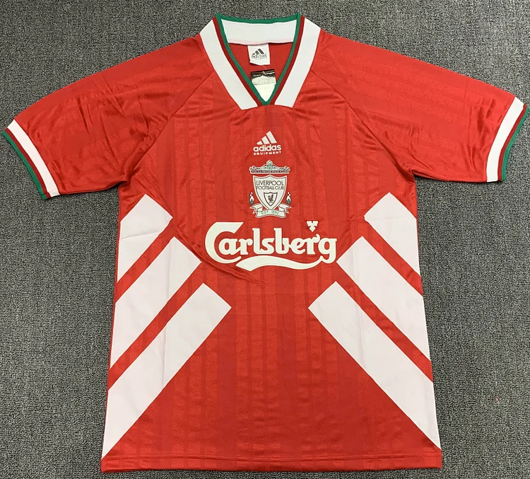 Camiseta de fútbol retro local del Liverpool 1993/1995