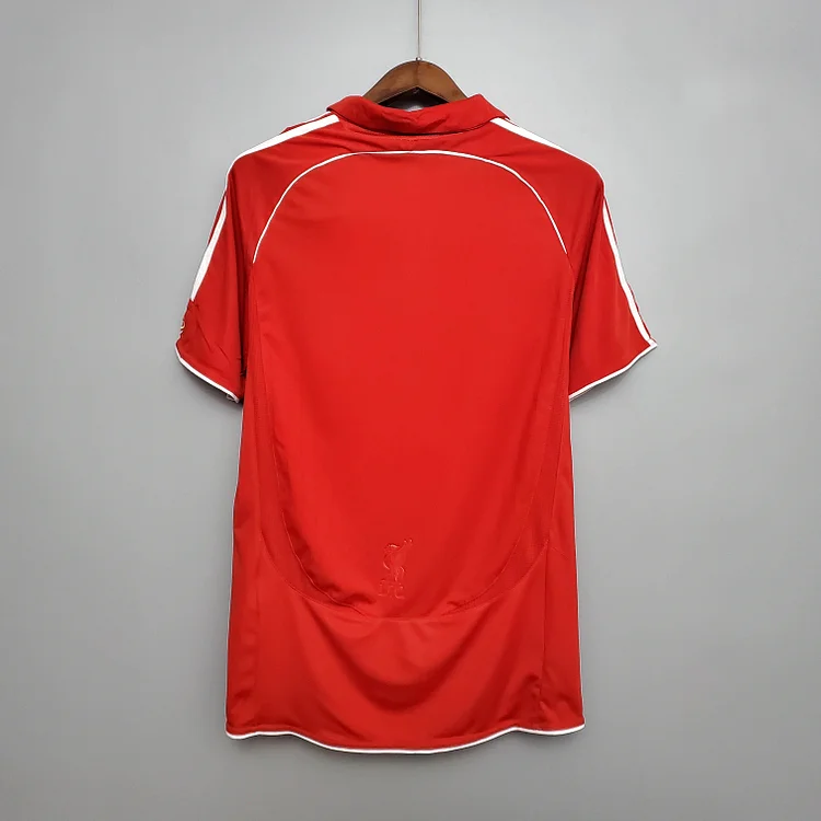 Camiseta de fútbol retro local del Liverpool 2006/2007