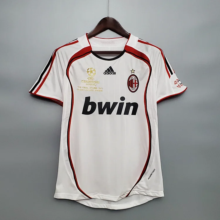 Camiseta de fútbol retro de visitante del AC Milan 2006/2007