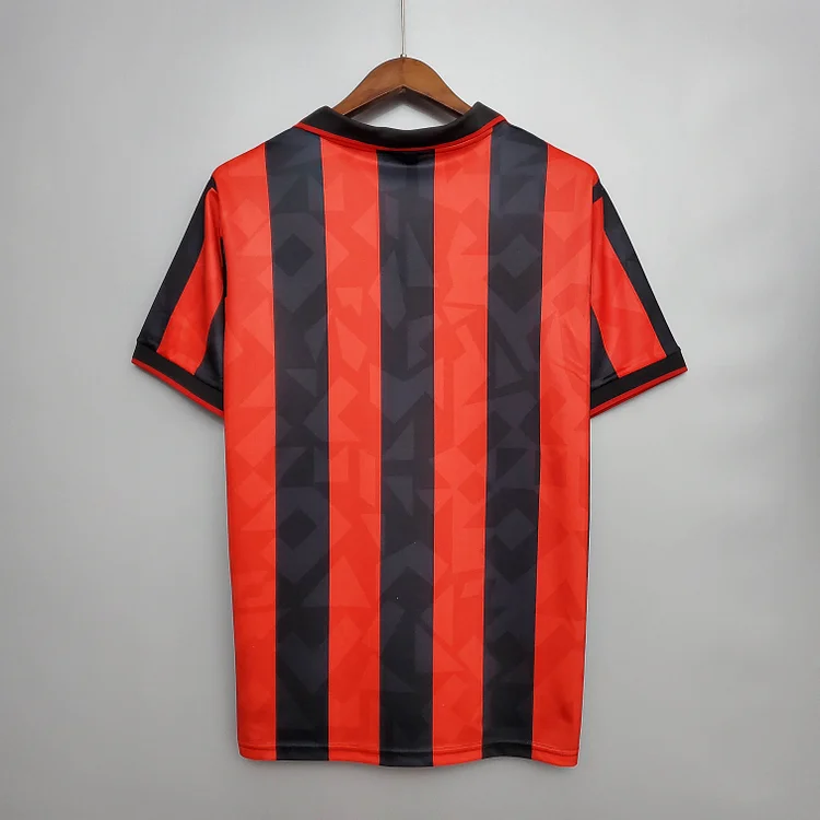 Camiseta de fútbol retro local del AC Milan 1993/1994