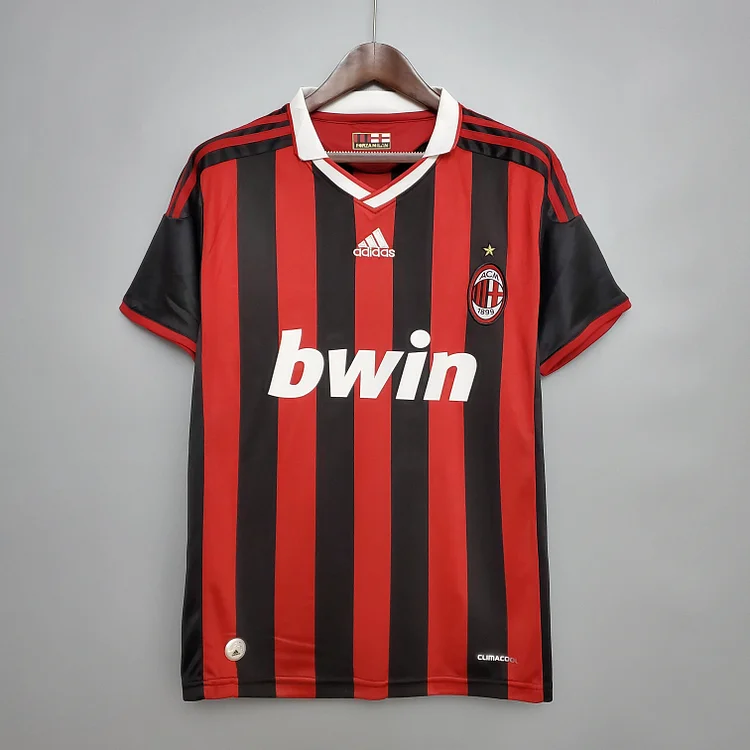 Camiseta de fútbol retro local del AC Milan 2009/2010