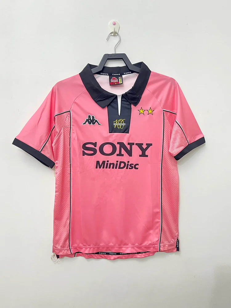 Camiseta de fútbol retro de visitante de la Juventus 1997/1998