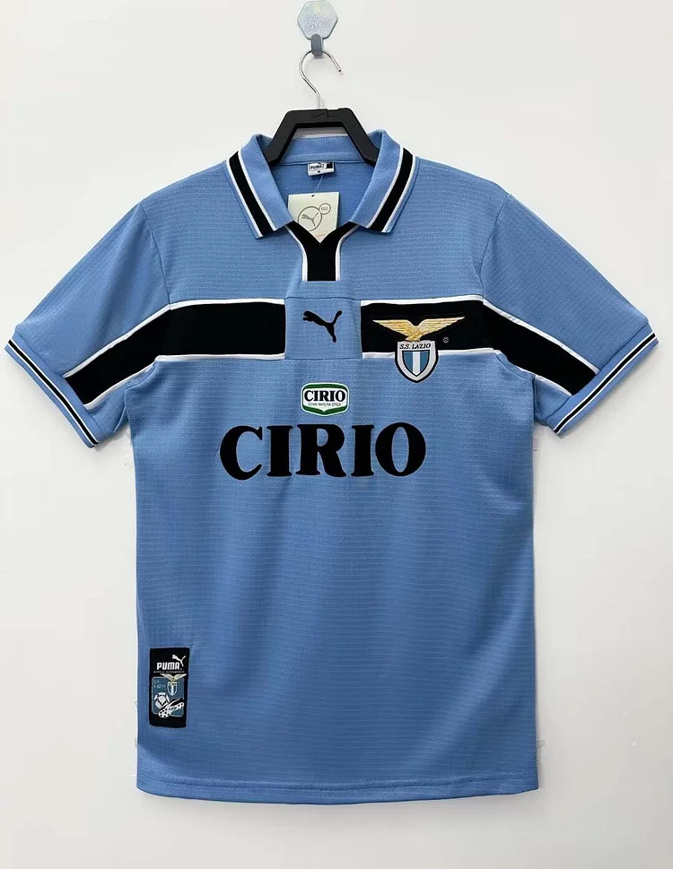Camiseta de fútbol retro local de la Lazio 1998/1999