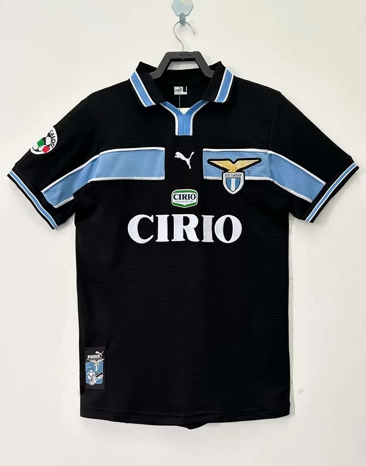 Camiseta de fútbol retro visitante de la Lazio 1998/1999