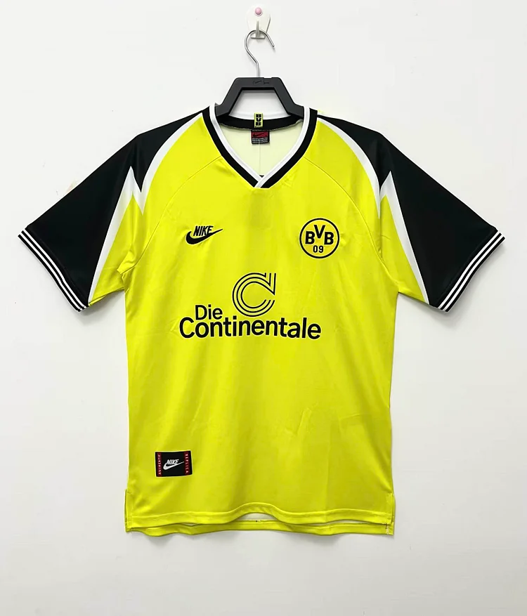 Camiseta retro de fútbol local del Dortmund 1995/1996