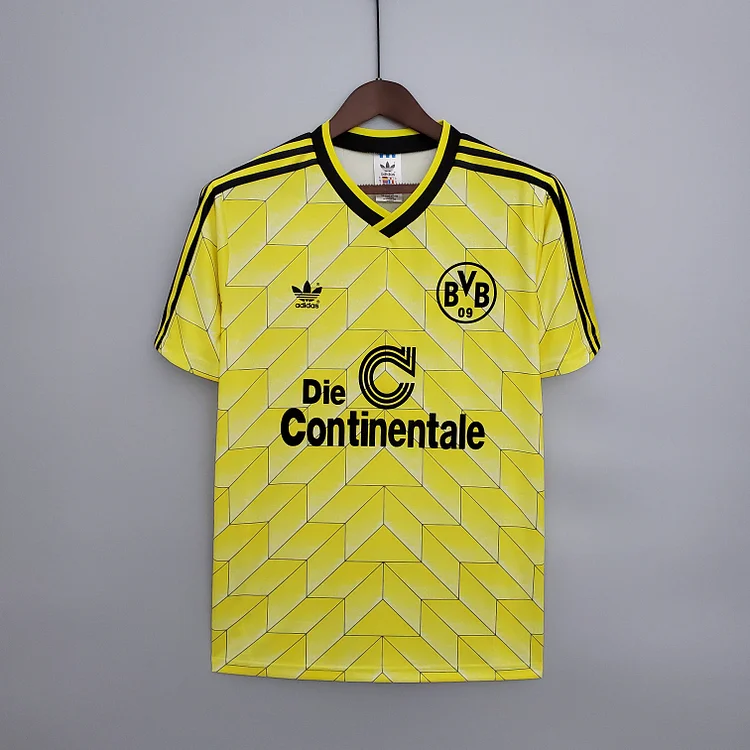 Camiseta retro de fútbol local del Dortmund 1988/1989