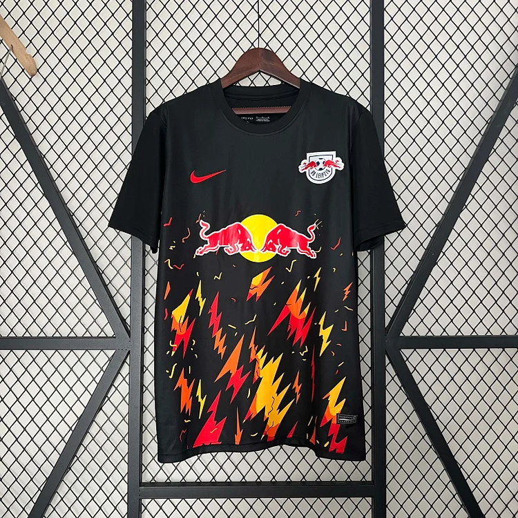 Camiseta de fútbol negra de edición especial Leipzig 2024/2025