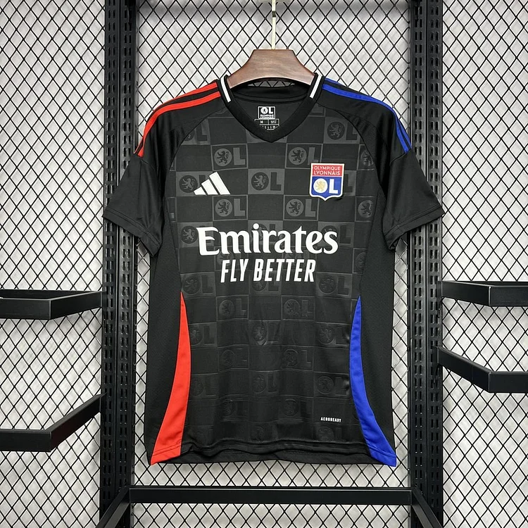 Camiseta de fútbol visitante del Lyon 2024/2025