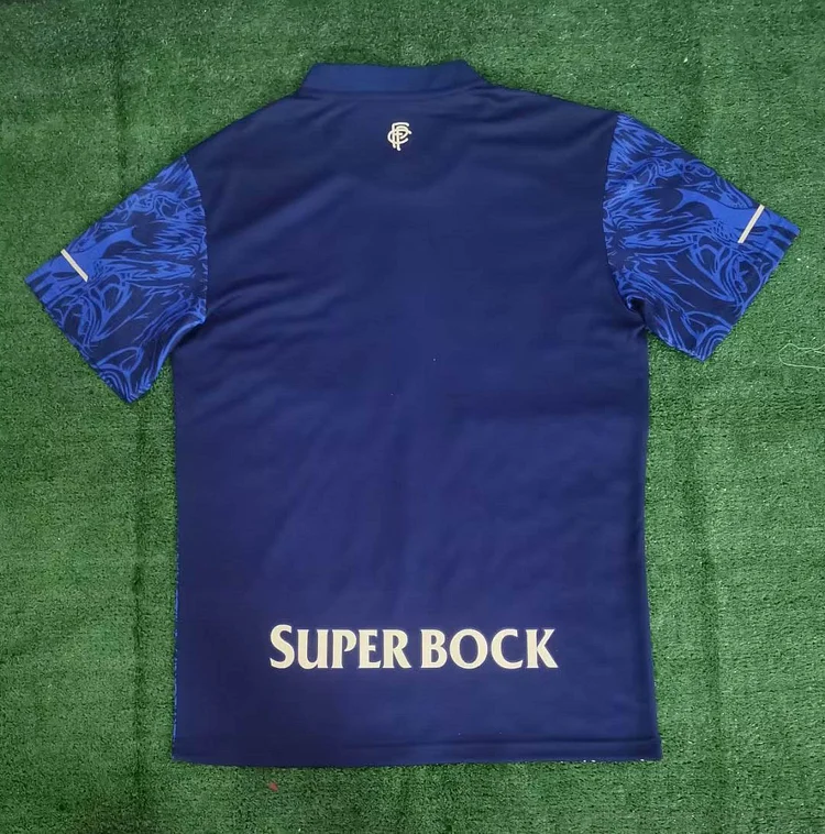 Camiseta de fútbol azul edición especial del dragón del Porto