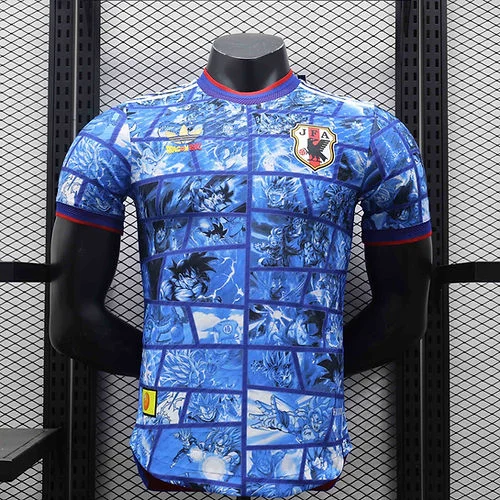 Camiseta de fútbol Dragon Ball blue edición especial de Japón 2024