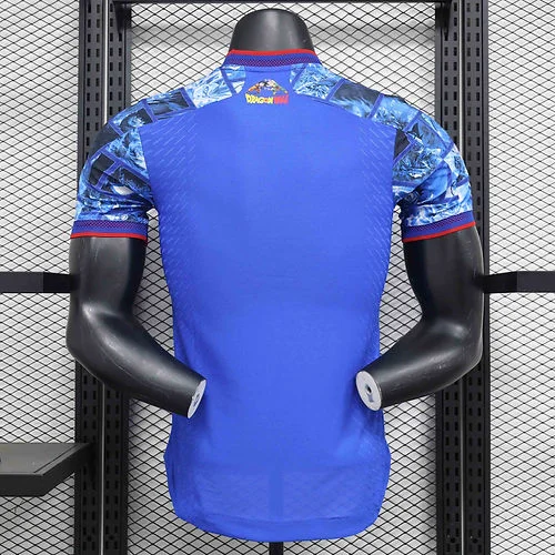 Camiseta de fútbol Dragon Ball blue edición especial de Japón 2024