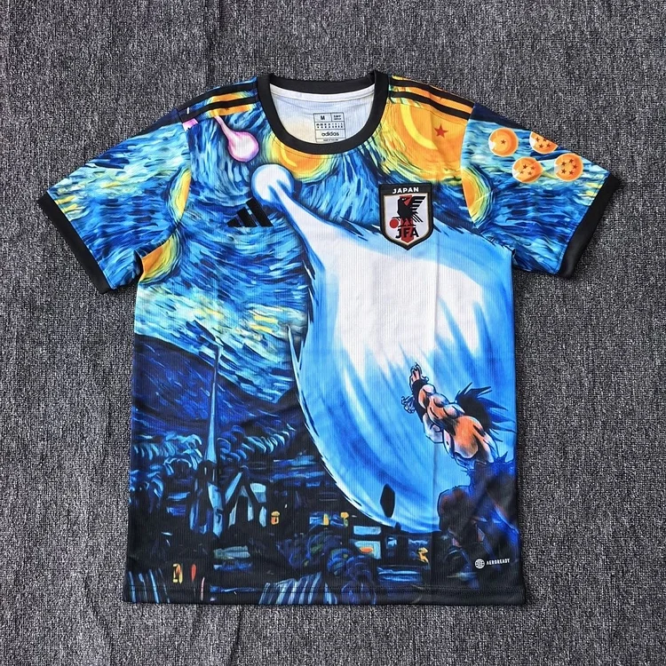 Camiseta de fútbol onda vital Goku edición especial de Japón 2024
