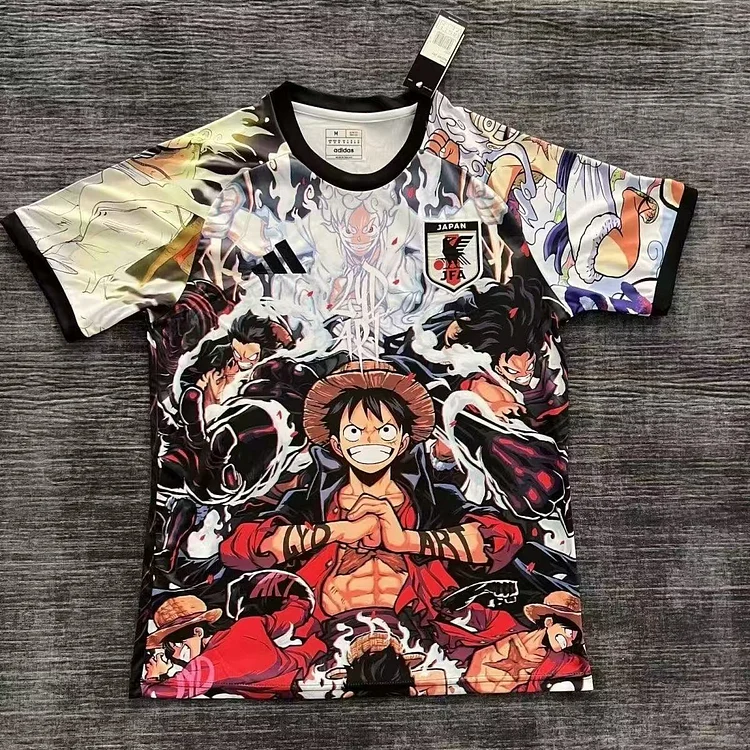 Camiseta de fútbol edición especial ONE PIECE Japón 2024