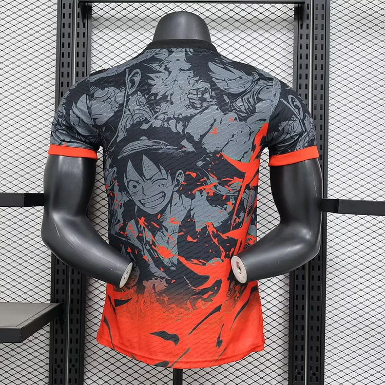 Camiseta de fútbol edición especial ONE PIECE BLACK Japón 2024