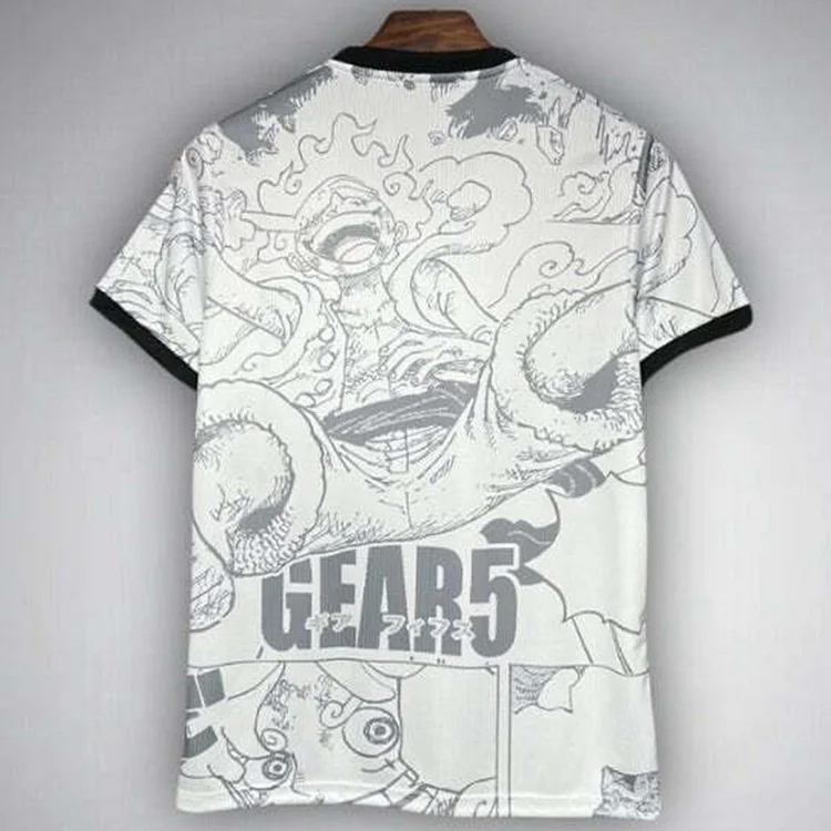 Camiseta de fútbol edición especial ONE PIECE WHITE Japón 2024